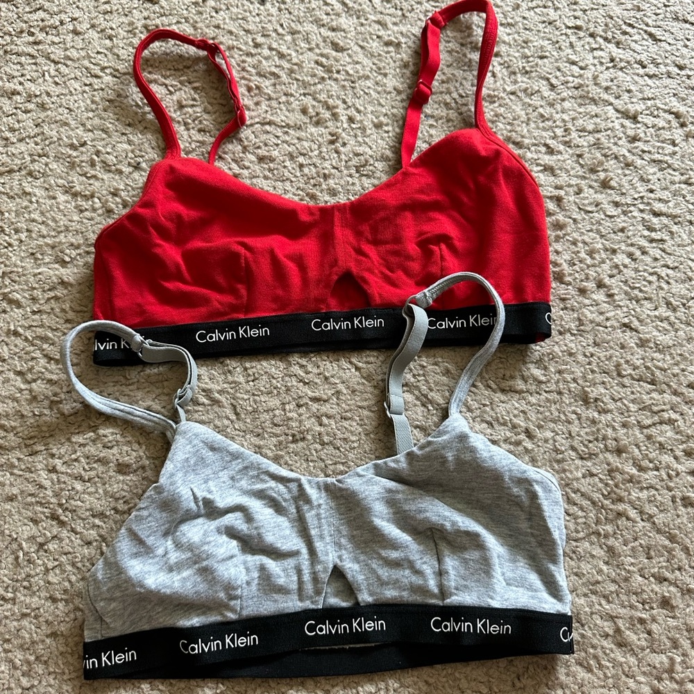 2 Calvin Klein Bra Tops